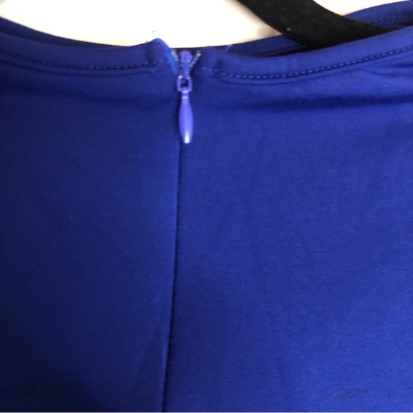 NWOT New Women's Long Sleeve Elegant Bodycon Dress Blue Size S - Picture 7 of 10